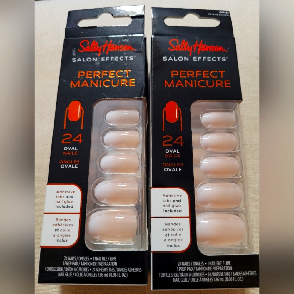 Set Of Two Sally Hansen Press On Nails